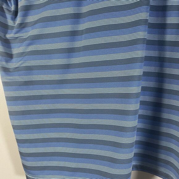 Dunning Golf Striped Polo Shirt Pinehurst 1895 Men’s Blue  Size Large - Picture 8 of 11